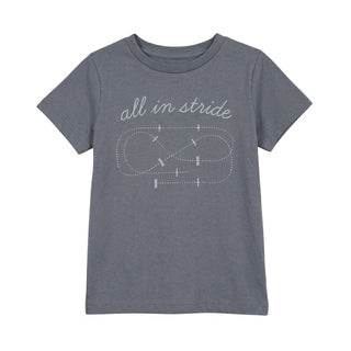 Dapplebay Kids All In Stride Tee-Moonrise
