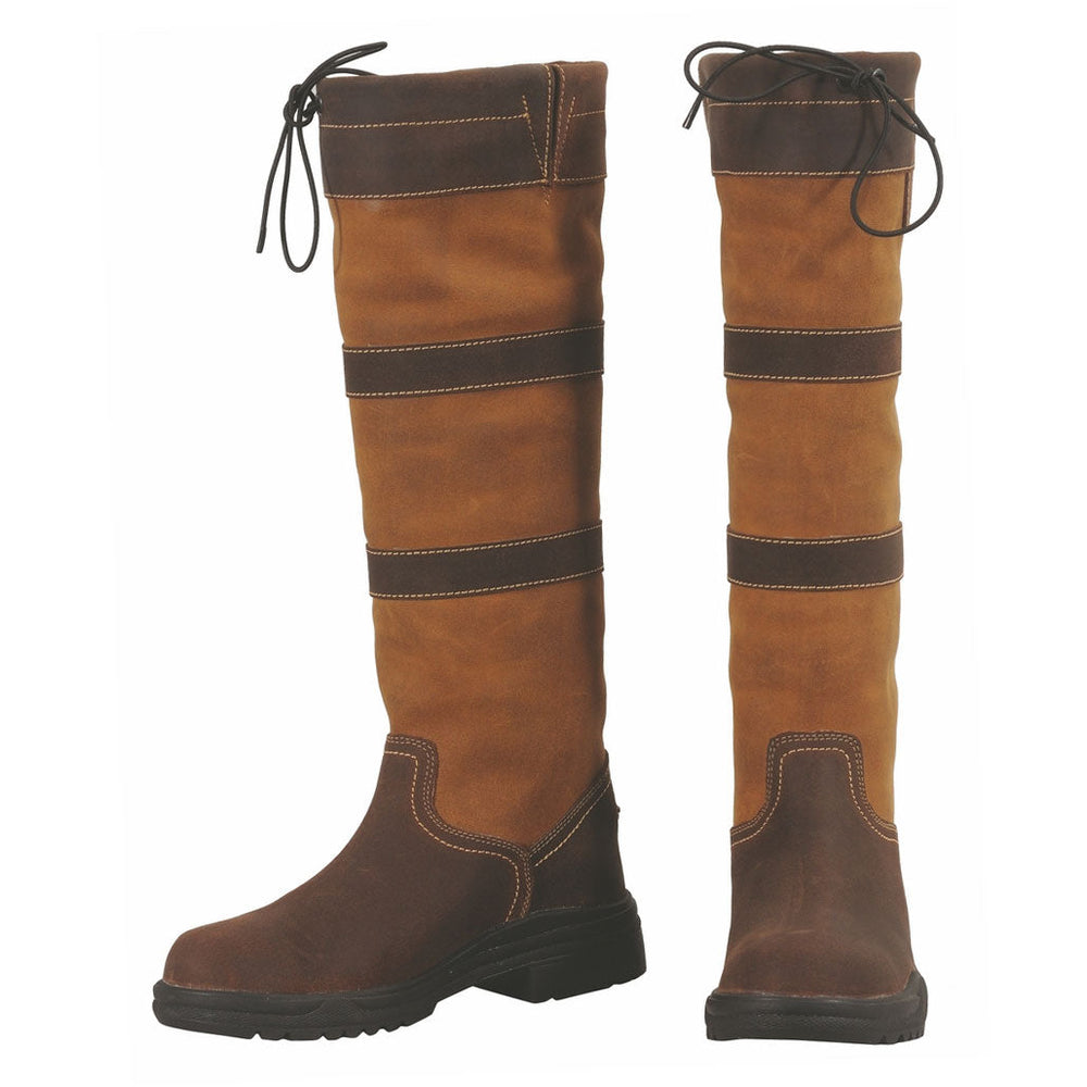 TuffRider Ladies Lexington Tall Country Boots Chocolate Fawn