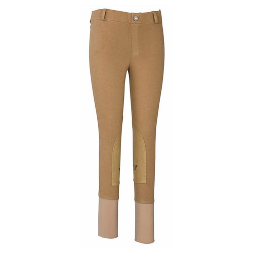TuffRider Children's Starter Lowrise Pull-On Knee Patch Breeches