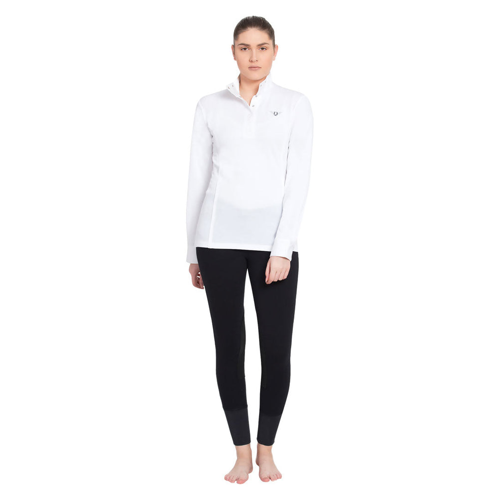 TuffRider Ladies Kirby Kwik Dry Long Sleeve Show Shirt