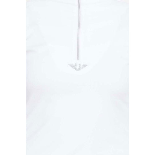 TuffRider Ladies Long Sleeve Ventilated Technical Sport Shirt – UV Protection, Quick-Dry, Mesh Undersleeves