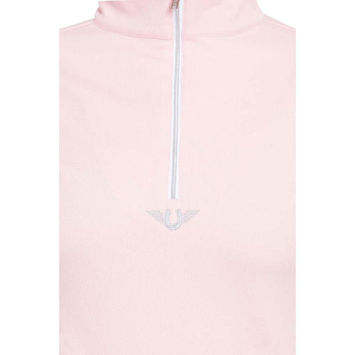 TuffRider Ladies Long Sleeve Ventilated Technical Sport Shirt – UV Protection, Quick-Dry, Mesh Undersleeves