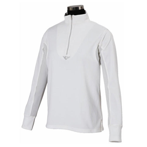 TuffRider Youth Long Sleeve Ventilated Technical Sport Shirt – UV Protection, Quick-Dry, Mesh Undersleeves