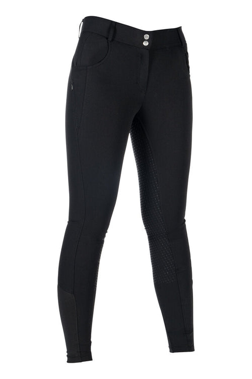 HKM Ari Mid Rise- Sil. Full Seat Ladies Riding Breeches