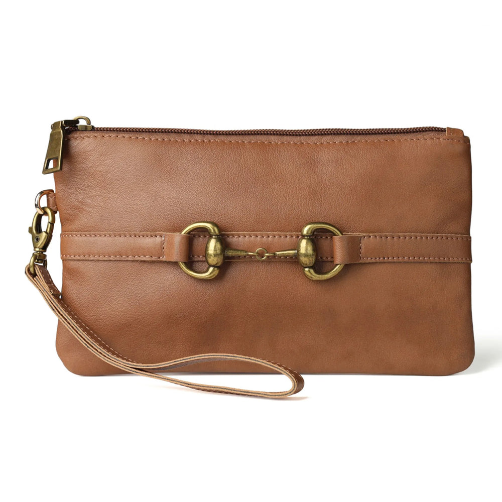 Snaffle Bit Clutch Bag-Black