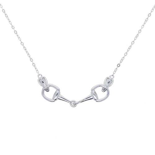 Sterling Silver Snaffle Bit Necklace