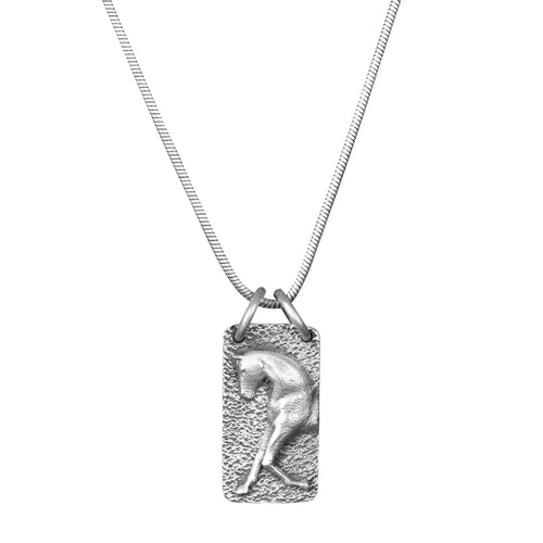 Lila Extended Trot Necklace-Silver