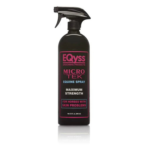 EQyss Micro-Tek Medicated Horse Care Bundle Shampoo and Spray Equine Grooming Set