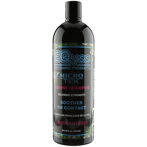 EQyss Micro-Tek Medicated Shampoo for Horses 32oz. Itch Relief Horse Grooming