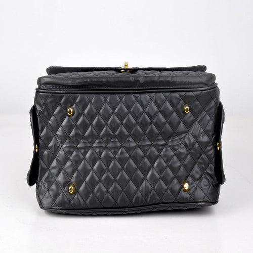 Luxury Quilted Dog Carrier Bag Purse Airline Approved Pet Travel Handbag