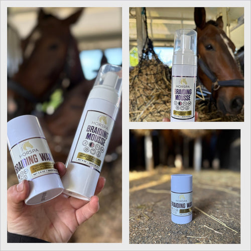 Braiding Mousse  6 oz clear bottle