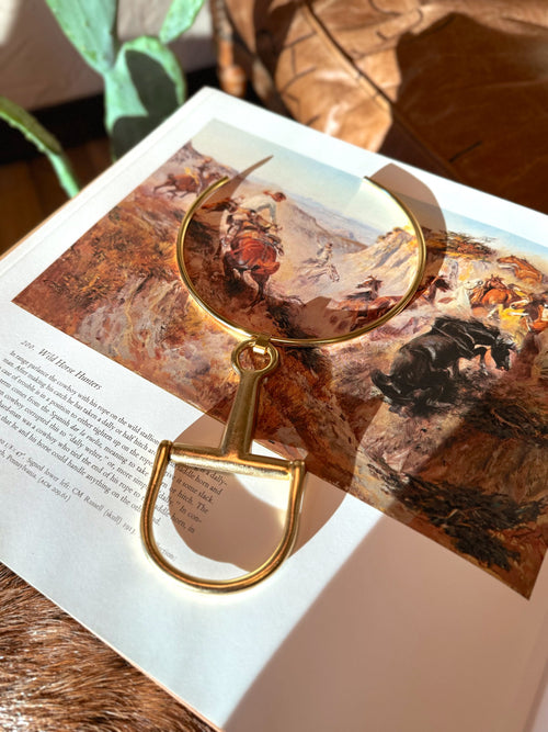 The Mason Large Equestrian Bit Necklace {GOLD + SILVER}