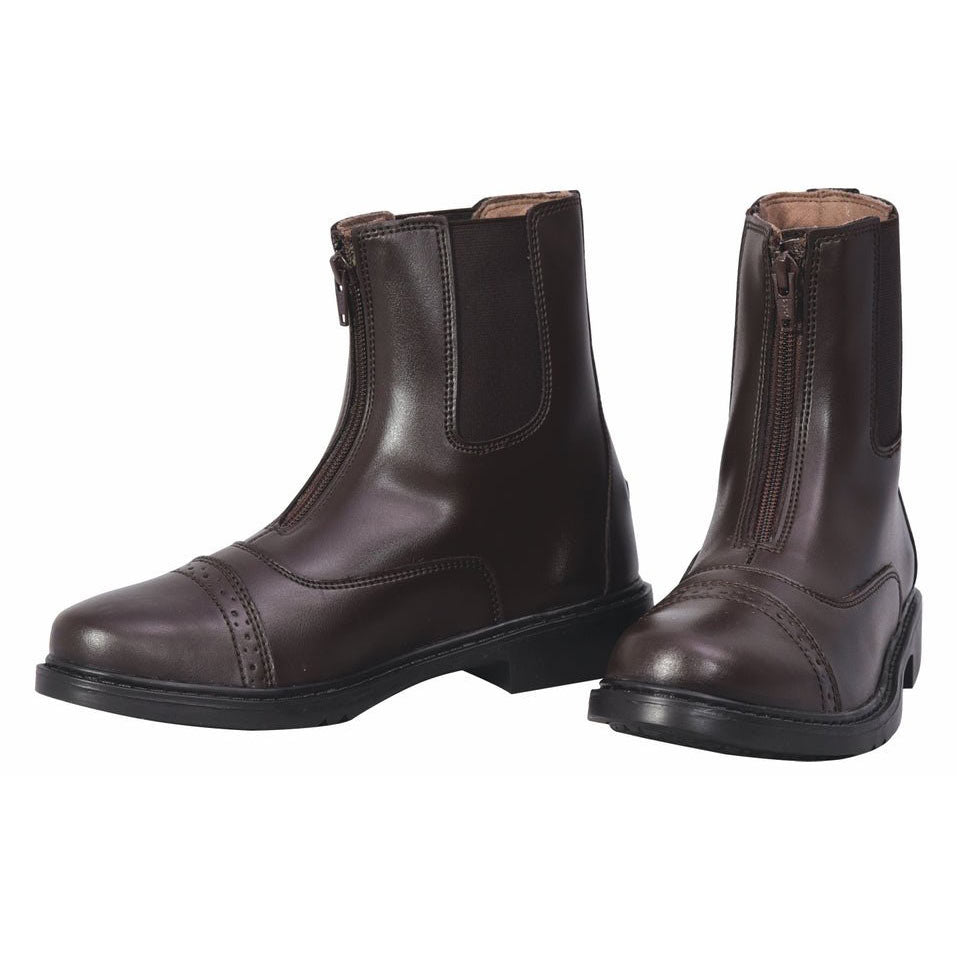 TuffRider Women's Starter Front Zip Paddock Boots Wide Regular