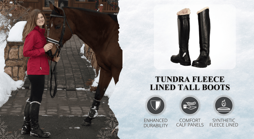 TuffRider Ladies Tundra Fleece Lined Tall Boots in Synthetic Leather
