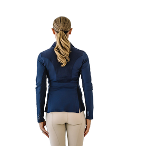 Mesh Hybrid Show Coat - Navy
