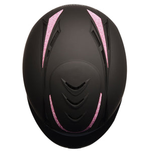 Z-6 Glitz II Helmet - Black Glitter Pink