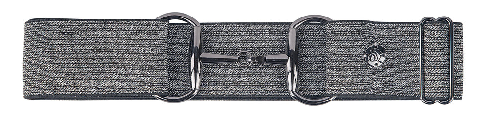 Bit Buckle Glitter Belt - Black Black