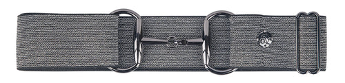 Bit Buckle Glitter Belt - Black Black