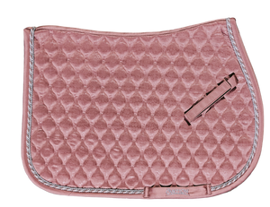 Embossed Leopard Satin All-Purpose Saddle Pad