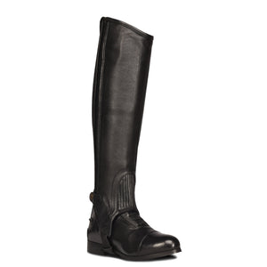 Women's Leather Ribbed Half Chaps