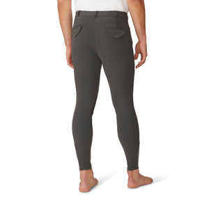 Men's EuroWeave DX Suede Knee Patch Breech - Charcoal