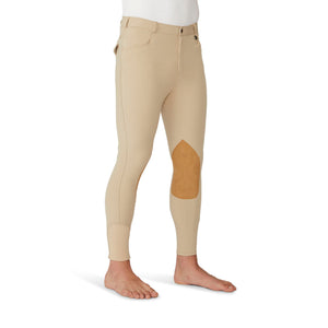 Men's EuroWeave DX Suede Knee Patch Breech - Classic Show Tan