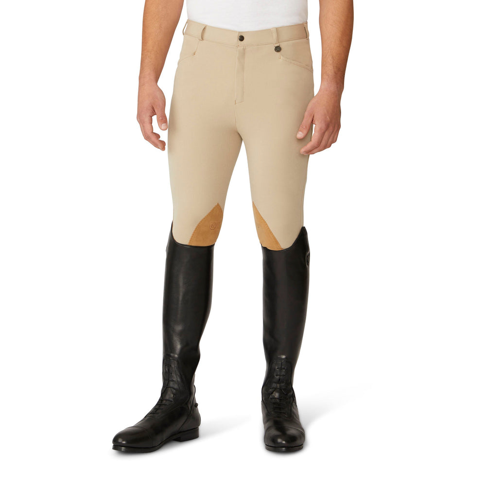 Men's EuroWeave DX Suede Knee Patch Breech - Classic Show Tan