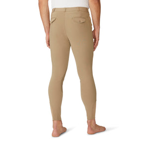Men's EuroWeave DX Suede Knee Patch Breech - Light Tan