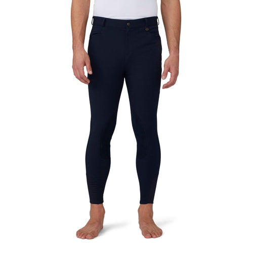 Men's EuroWeave DX Suede Knee Patch Breech - Navy