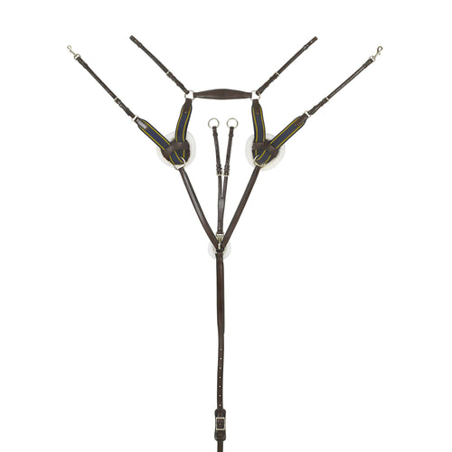 Elite 5-Point Sheepskin Padded Breastplate w/ Running Attachment