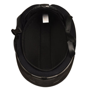 Deluxe Schooler Helmet - Black Silver Vents