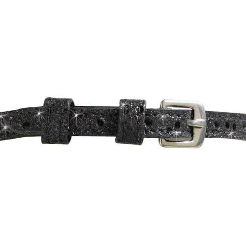 Patterned Leather Spur Straps