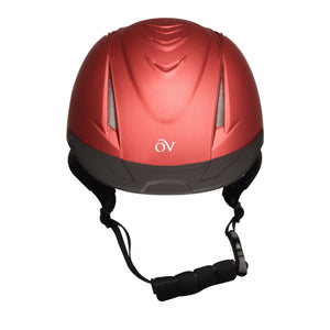 Metallic Deluxe Schooler Helmet - Red