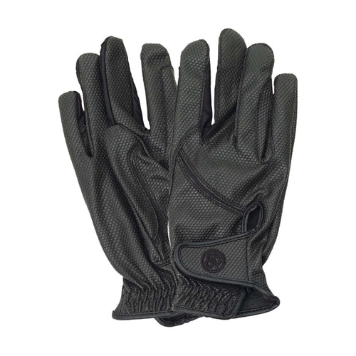 Adult Tek-Flex Riding Gloves - Black/Black