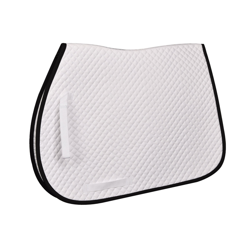Pro Mini Diamond All-Purpose Saddle Pad - White/Black
