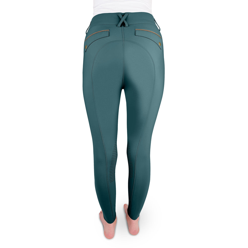 Women's Dynamic Knee Patch Breech - Deep Teal