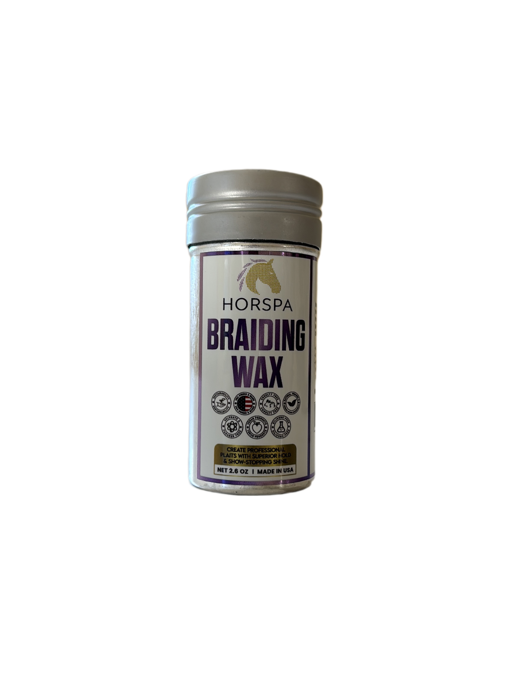 Braiding Wax 2.6 oz Aluminum bottle