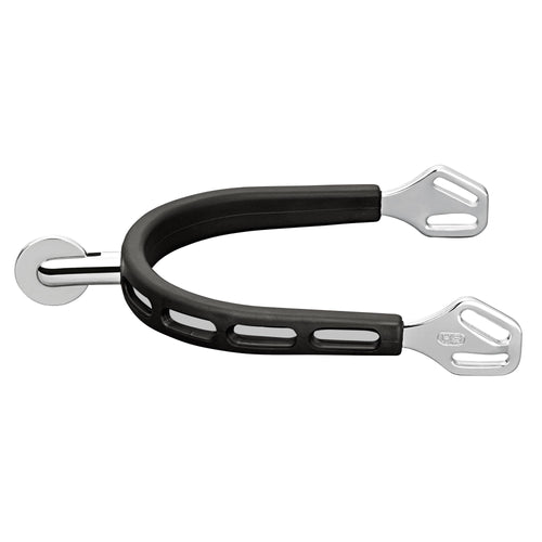 Herm Sprenger Stainless Steel Ultra Fit Extra Grip w/ Big Round Rowel Spurs- 30mm