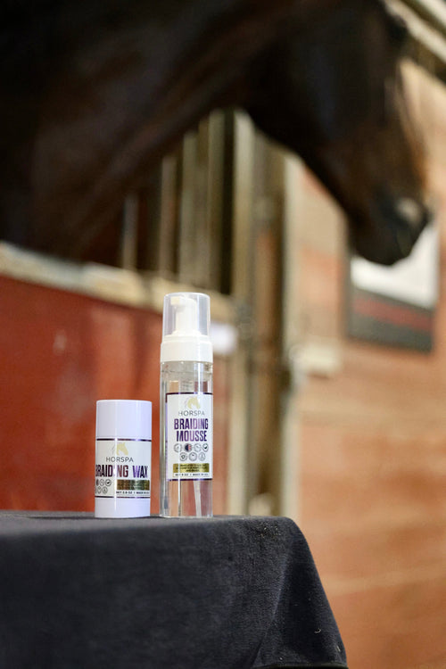 Braiding Mousse  6 oz clear bottle
