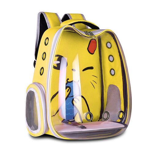 Pet Space Breathable Shoulder Cat Dog Backpack