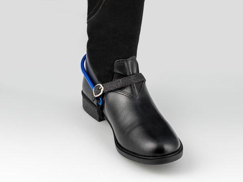 American Equus Spur-Tech Performance Spur Straps Sparkle Black