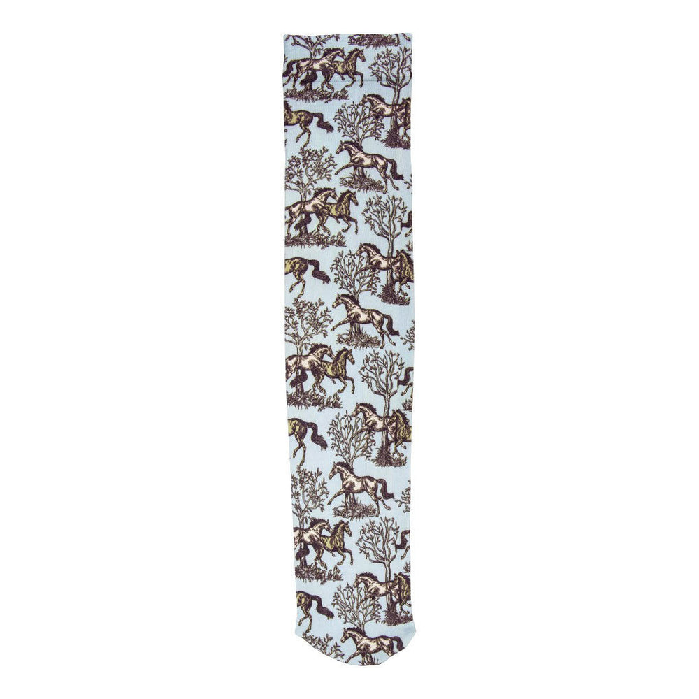 AWST Int'l Lila Blue Toile Socks