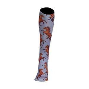 AWST Int'l Lila Bay Horses Socks