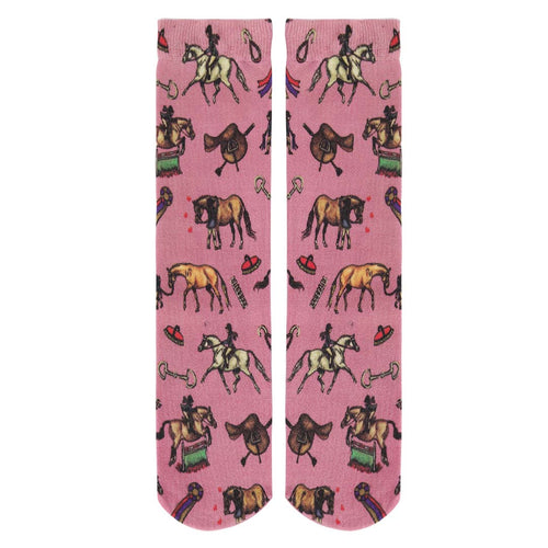 AWST Int'l Children's Lila Hunter Ponies Socks