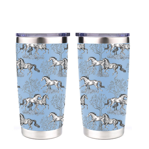AWST Int'l 20 oz Stainless Steel Tumbler - Lila Toile