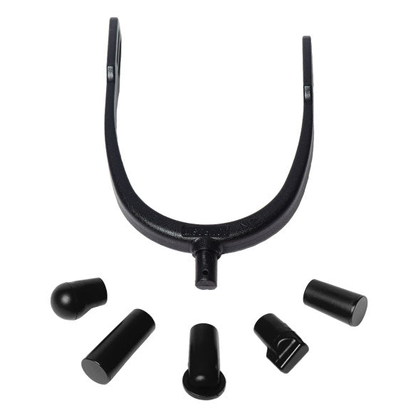 Compositi Kit Hotspur Compositi Black 5 In 1 (Pair Of Spurs + 5 Interchangeable Heads)