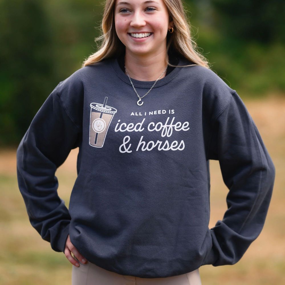 Dapplebay Iced Coffee & Horses Sweatshirt