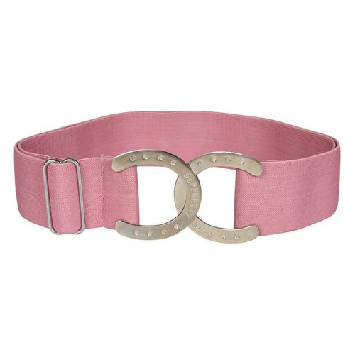 Dapplebay Horse Shoe Elastic Belt-Light Pink