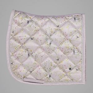 Dapplebay Dragonfly Meadow Dressage Saddle Pad-Light Pink