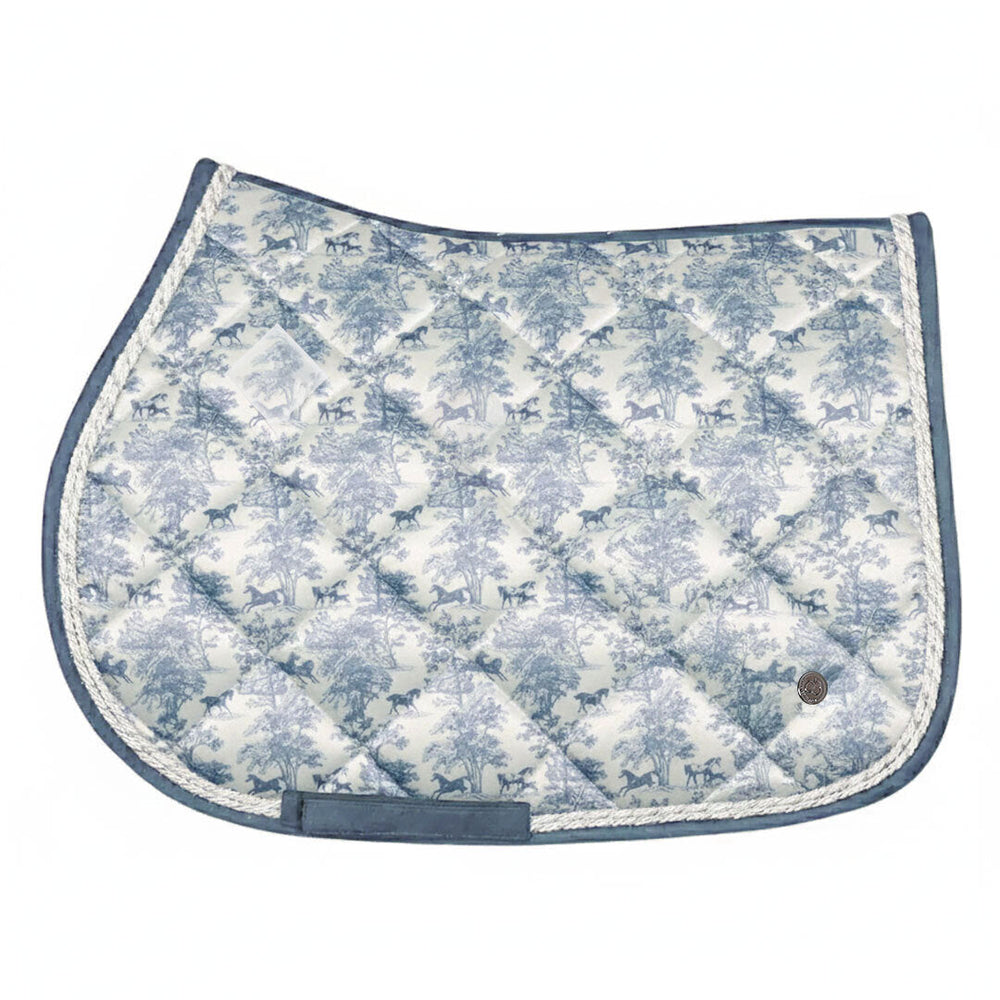 Dapplebay Equestrian Toile Pony Saddle Pad-Moonrise
